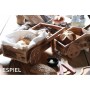 Espiel HOM2345 Καρότσι Ξύλινο Φυσικό Ξύλο 38x18x13cm