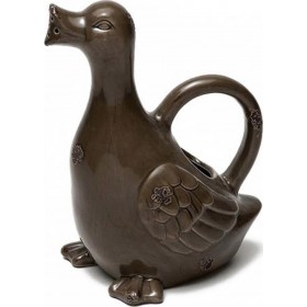 Espiel POT114 Ποτιστήρι Κεραμικό Καφέ Αντικέ Πάπια 13cm