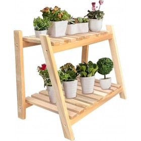 Pakoworld Tisa Ραφιέρα Ξύλινη Φυτών 60x50x55cm