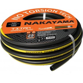 "Nakayama Λάστιχο Ποτίσματος Titan GH6100 1/2"" 15m 019299" Nakayama Λάστιχο Ποτίσματος Titan GH6100 1/2" 15m 019299