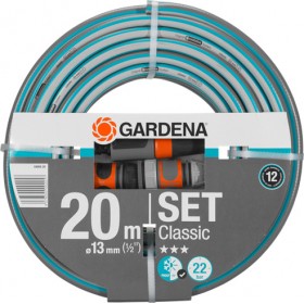 "Gardena Λάστιχο Ποτίσματος Σετ Classic 1/2"" 20m 18008-20" Gardena Λάστιχο Ποτίσματος Σετ Classic 1/2" 20m 18008-20