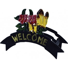 7273 Μαντεμένια Βάση για Λάστιχο Ποτίσματος Welcome