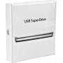 Apple USB SuperDrive Εξωτερικός Οδηγός Εγγραφής/Ανάγνωσης DVD/CD για Laptop / Desktop Ασημί