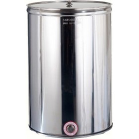 Sansone Δοχείο Inox Γυαλιστερό Πρεσσαριστό Ανοικτού Τύπου Επίπεδο 300lt