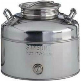 Sansone Δοχείο Inox με Βιδωτό Καπάκι 10lt