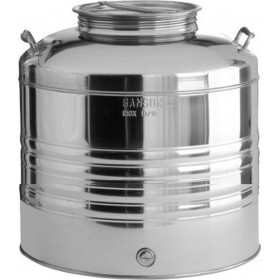 Sansone Δοχείο Inox με Βιδωτό Καπάκι 15lt