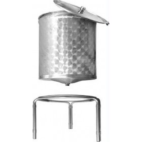 Sansone Δοχείο Inox Ανοικτού Τύπου Κωνικό 150lt