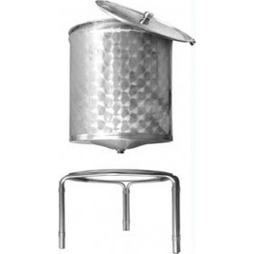 Sansone Δοχείο Inox Ανοικτού Τύπου Κωνικό 500lt