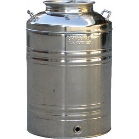 Aggraffati Δοχείο Inox με Βιδωτό Καπάκι 100lt