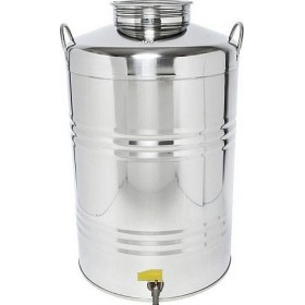 Δοχείο Inox Superfust Inox με Βιδωτό Καπάκι 30lt