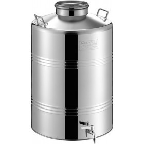 Metal Box Δοχείο Inox με Βιδωτό Καπάκι 100lt