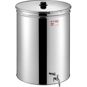 Metal Box Δοχείο Inox Starbox Ανοικτού Τύπου Επίπεδο 100lt