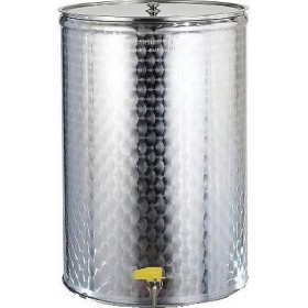 Sansone Δοχείο Inox Ανοικτού Τύπου Επίπεδο 1000lt