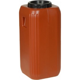 Miltoplast Tετράγωνο Βαρέλι 25lt 0911-25 με Διπλό Καπάκι και Λάστιχο