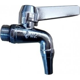 Bugatti ValvoSanitaria 006.101776 Κάνουλα Χρωμέ για Δοχείο Λαδιού / Κρασιού 1/2"