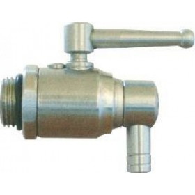 Unimac 693159 Ανοξείδωτη Κάνουλα για Δοχείο Λαδιού / Κρασιού 1"