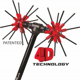 Agrotechnic x.Quattro Ελαιοραβδιστικό Μπαταρίας Αχινός 200W με Επεκτάσιμο Κοντάρι 2.4m και Βάρος 3.05kg Agrotechnic x.Quattro Ελαιοραβδιστικό Μπαταρίας Αχινός 200W με Επεκτάσιμο Κοντάρι 2.4m και Βάρος 3.05kg