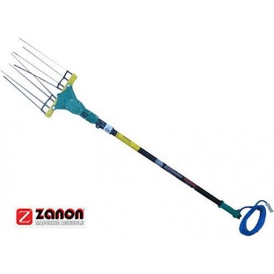 Zanon Falcon AL-300 Ελαιοραβδιστικό Μπαταρίας Χτένα 500W με Επεκτάσιμο Κοντάρι 3.4m και Βάρος 2.4kg