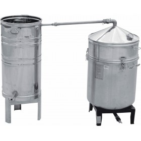 Biofan Αποστακτήρας Inox 18/10 με Σερπαντίνα 90lt