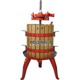 Polsinelli TL25 Σταφυλοπιεστήριο Χειροκίνητο 20lt 0241087 Polsinelli TL25 Σταφυλοπιεστήριο Χειροκίνητο 20lt 0241087