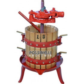 Polsinelli TL15 Σταφυλοπιεστήριο Χειροκίνητο 5lt 0241085 Polsinelli TL15 Σταφυλοπιεστήριο Χειροκίνητο 5lt 0241085