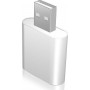 RaidSonic Icy Box IB-AC527 Εξωτερική USB Κάρτα Ήχου 2.0 σε Λευκό χρώμα