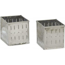Biofan 14062 Καλούπι Τυριού Inox Τετράγωνο 14x11x12cm