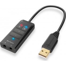 Sharkoon SB1 Εξωτερική USB Κάρτα Ήχου 2.0 Sharkoon SB1 Εξωτερική USB Κάρτα Ήχου 2.0