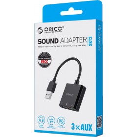 Orico SKT3 Εξωτερική USB Κάρτα Ήχου 2.0 Orico SKT3 Εξωτερική USB Κάρτα Ήχου 2.0