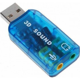 Εξωτερική κάρτα ήχου 5.1 USB to 3.5mm για PC/MAC/Linux