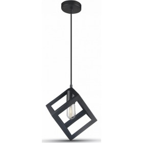 V-TAC Cube Μοντέρνο Κρεμαστό Φωτιστικό Μονόφωτο Πλέγμα με Ντουί E27 σε Μαύρο ΧρώμαΚωδικός: 3834  V-TAC Cube Μοντέρνο Κρεμαστό Φωτιστικό Μονόφωτο Πλέγμα με Ντουί E27 σε Μαύρο ΧρώμαΚωδικός: 3834