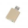 Εξωτερική USB Κάρτα Ήχου 7.1 σε Χρυσό χρώμα 06.004.0067