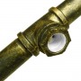 GloboStar Duct Vintage Κρεμαστό Φωτιστικό Πολύφωτο Ράγα με 5 Λαμπτήρες E27 σε Χάλκινο ΧρώμαΚωδικός: 01669 