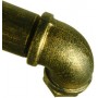 GloboStar Duct Vintage Κρεμαστό Φωτιστικό Πολύφωτο Ράγα με 5 Λαμπτήρες E27 σε Χάλκινο ΧρώμαΚωδικός: 01669 