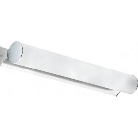 Viokef Fibi Μοντέρνο Φωτιστικό Τοίχου με Ντουί E14 σε Λευκό Χρώμα Πλάτους 32cmΚωδικός: 4052500  Viokef Fibi Μοντέρνο Φωτιστικό Τοίχου με Ντουί E14 σε Λευκό Χρώμα Πλάτους 32cmΚωδικός: 4052500