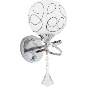 GloboStar Canter Μοντέρνο Φωτιστικό Τοίχου με Ντουί E27 Διάφανο Πλάτους 14cmΚωδικός: 00634 