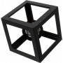 GloboStar Cube Μοντέρνα Μεταλλική Πλαφονιέρα Οροφής με Ντουί E27 σε Μαύρο χρώμα 25cmΚωδικός: 00799 