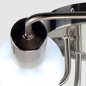 Home Lighting Shevy Μοντέρνα Μεταλλική Πλαφονιέρα Οροφής με Ντουί E27 σε Ασημί χρώμα 54cmΚωδικός: 77-8088 