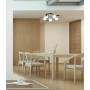Home Lighting Shevy Μοντέρνα Μεταλλική Πλαφονιέρα Οροφής με Ντουί E27 σε Ασημί χρώμα 54cmΚωδικός: 77-8088 