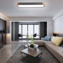 Powertech Μοντέρνα Μεταλλική Πλαφονιέρα Οροφής με Ενσωματωμένο LED σε Γκρι χρώμα 95cmΚωδικός: HLL-0053 