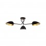 Home Lighting Elia Μοντέρνα Μεταλλική Πλαφονιέρα Οροφής με Ντουί E14 σε Μαύρο χρώμα 76cmΚωδικός: 77-8102 