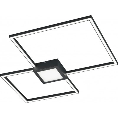 Trio Lighting Hydra Μοντέρνα Μεταλλική Πλαφονιέρα Οροφής με Ενσωματωμένο LED σε Μαύρο χρώμα 65cmΚωδικός: 676210342 