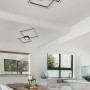 Trio Lighting Hydra Μοντέρνα Μεταλλική Πλαφονιέρα Οροφής με Ενσωματωμένο LED σε Μαύρο χρώμα 65cmΚωδικός: 676210342 