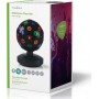 Nedis Multi-Colour Disco Ball 6W 550lm 20cm Διακοσμητικό Φωτιστικό με Φωτισμό RGB Party Light LED σε Μαύρο Χρώμα