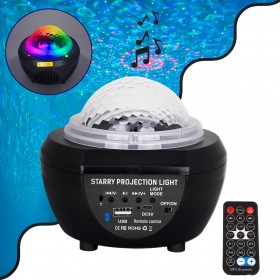 GloboStar Bluetooth Επιτραπέζιο Διακοσμητικό Φωτιστικό με Φωτισμό RGB LED σε Μαύρο Χρώμα GloboStar Bluetooth Επιτραπέζιο Διακοσμητικό Φωτιστικό με Φωτισμό RGB LED σε Μαύρο Χρώμα