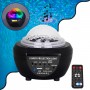 GloboStar Bluetooth Επιτραπέζιο Διακοσμητικό Φωτιστικό με Φωτισμό RGB LED σε Μαύρο Χρώμα