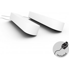 Philips Διακοσμητικό Φωτιστικό με Φωτισμό RGB Μπάρα LED Hue White And Color Ambiance Play Light Bar Double Pack σε Λευκό Χρώμα Philips Διακοσμητικό Φωτιστικό με Φωτισμό RGB Μπάρα LED Hue White And Color Ambiance Play Light Bar Double Pack σε Λευκό Χρώμα