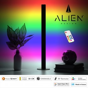 "GloboStar Alien Diva Διακοσμητικό Φωτιστικό με Φωτισμό RGB Μπάρα LED 10W Πολύχρωμο με Τρεχούμενα Εφέ GloboStar Alien Diva Διακοσμητικό Φωτιστικό με Φωτισμό RGB Μπάρα LED 10W Πολύχρωμο με Τρεχούμενα Εφέ, Ασύρματο Χειριστήριο RF &a