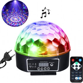 GloboStar Διακοσμητικό Φωτιστικό με Φωτισμό RGB Party Light LED RGB DMX512 20W με Sound Control Activated Εφέ και με Ασύρματο Χε GloboStar Διακοσμητικό Φωτιστικό με Φωτισμό RGB Party Light LED RGB DMX512 20W με Sound Control Activated Εφέ και με Ασύρματο Χε