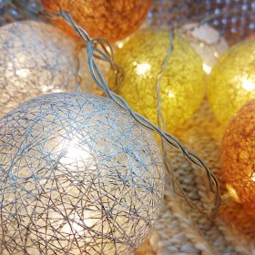 Led λαμπάκια - πλαστικές μπάλες με θερμό φωτισμό - 10 τμχ Διακοσμητικό Φωτιστικό Γιρλάντα LED Πολύχρωμο Led λαμπάκια - πλαστικές μπάλες με θερμό φωτισμό - 10 τμχ Διακοσμητικό Φωτιστικό Γιρλάντα LED Πολύχρωμο